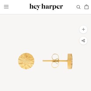 Hey Harper Gold Prism Studs